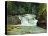 A Waterfall in Upper Bavaria, 1830-Christian Ernst Bernhard Morgenstern-Stretched Canvas