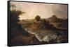 A Waterfall Near Pateta-Thomas Daniell-Framed Stretched Canvas