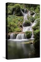 A Waterfall on the Rio Do Peixe in Bonito, Brazil-Alex Saberi-Stretched Canvas