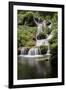 A Waterfall on the Rio Do Peixe in Bonito, Brazil-Alex Saberi-Framed Photographic Print