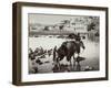 A Watering Place, 1880S-Dmitri Ivanovich Yermakov-Framed Photographic Print