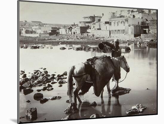 A Watering Place, 1880S-Dmitri Ivanovich Yermakov-Mounted Photographic Print