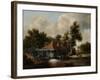 A Watermill, Ca 1665-Meindert Hobbema-Framed Giclee Print