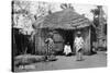 A Wattle House, Bathurst, Gambia, 20th Century-null-Stretched Canvas