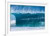 A wave at the famous Banzai Pipeline, North Shore, Oahu, Hawaii-Mark A Johnson-Framed Photographic Print