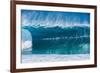 A wave at the famous Banzai Pipeline, North Shore, Oahu, Hawaii-Mark A Johnson-Framed Photographic Print