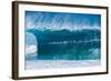 A wave at the famous Banzai Pipeline, North Shore, Oahu, Hawaii-Mark A Johnson-Framed Photographic Print