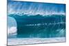 A wave at the famous Banzai Pipeline, North Shore, Oahu, Hawaii-Mark A Johnson-Mounted Photographic Print