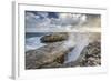 A Wave Created by the Strong Wind over Devils Bridge, Antigua, Leeward Islands, West Indies-Roberto Moiola-Framed Photographic Print