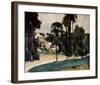 A Way In A Path-Paul Cézanne-Framed Art Print