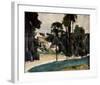 A Way In A Path-Paul Cézanne-Framed Art Print