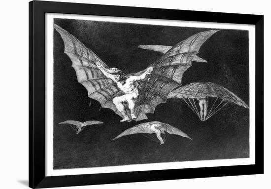 A Way of Flying, 1819-1823-Francisco de Goya-Framed Giclee Print