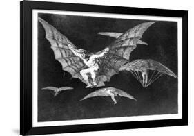 A Way of Flying, 1819-1823-Francisco de Goya-Framed Giclee Print