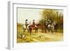 A Wayside Conversation-Heywood Hardy-Framed Giclee Print