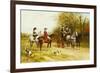 A Wayside Conversation-Heywood Hardy-Framed Giclee Print