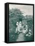 'A Wayside Gossip', c1903-HC Wharton &Co-Framed Stretched Canvas