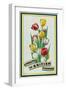 A Wealth in British Flowers, from the Series 'British Bulbs for Home Gardens'-Fawkes-Framed Giclee Print