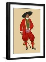 A Wealthy Farmer from Brittany-Elizabeth Whitney Moffat-Framed Art Print