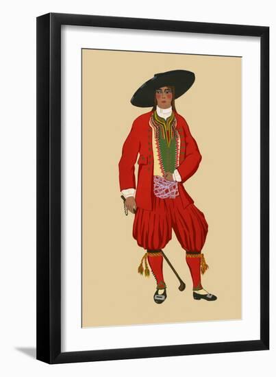 A Wealthy Farmer from Brittany-Elizabeth Whitney Moffat-Framed Art Print