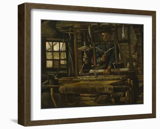 A Weaver's Cottage, 1884-Vincent van Gogh-Framed Giclee Print