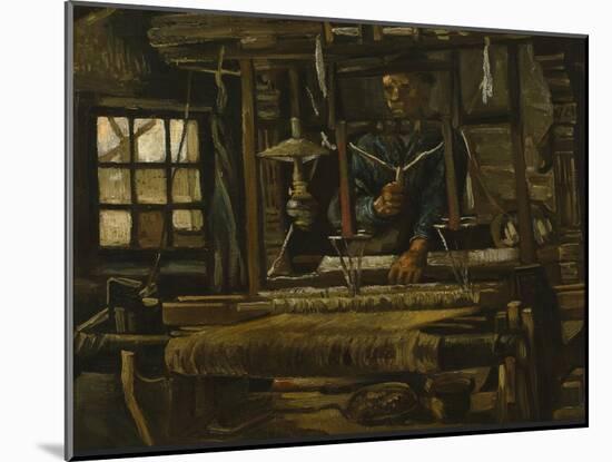 A Weaver's Cottage, 1884-Vincent van Gogh-Mounted Giclee Print