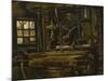 A Weaver's Cottage-Vincent van Gogh-Mounted Giclee Print