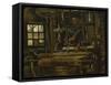 A Weaver's Cottage-Vincent van Gogh-Framed Stretched Canvas