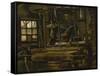 A Weaver's Cottage-Vincent van Gogh-Framed Stretched Canvas