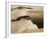 A Weddell Seal About to Dive at West Beach, Cape Evans, Antarctica, 1911-Herbert Ponting-Framed Photographic Print