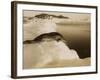 A Weddell Seal About to Dive at West Beach, Cape Evans, Antarctica, 1911-Herbert Ponting-Framed Photographic Print