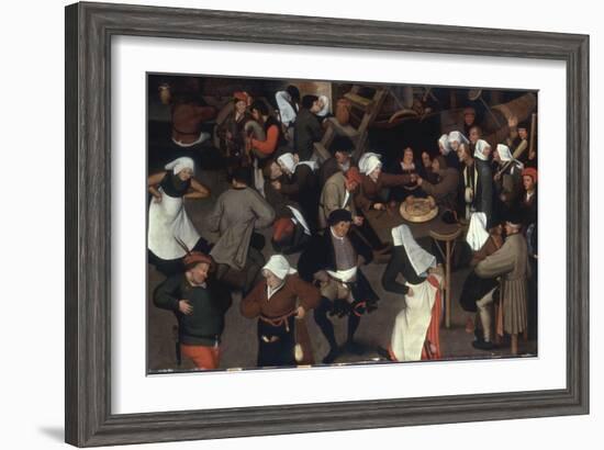 A Wedding Dance in an Interior-Pieter Bruegel the Elder-Framed Giclee Print