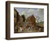 A Wedding Feast in a Courtyard of an Inn-Jan van Kessel the Elder-Framed Giclee Print