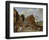 A Wedding Feast in a Courtyard of an Inn-Jan van Kessel the Elder-Framed Giclee Print