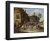 A Wedding Feast in the Courtyard of a Village Inn-Jan van Kessel the Elder-Framed Giclee Print