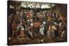 A Wedding Feast with Peasants Dancing-Pieter Bruegel the Elder-Stretched Canvas