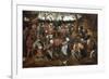 A Wedding Feast with Peasants Dancing-Pieter Bruegel the Elder-Framed Giclee Print