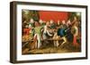 A Wedding Feast-Pieter Brueghel the Younger-Framed Giclee Print