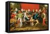 A Wedding Feast-Pieter Brueghel the Younger-Framed Stretched Canvas