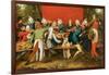 A Wedding Feast-Pieter Brueghel the Younger-Framed Giclee Print