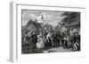 A Wedding in the Village-null-Framed Giclee Print