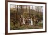 A Wedding Procession, 1879-Marie Francois Firmin-Girard-Framed Giclee Print