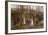 A Wedding Procession, 1879-Marie Francois Firmin-Girard-Framed Giclee Print