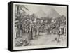 A Wedding Procession in Java-Amedee Forestier-Framed Stretched Canvas