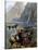 A Wedding Procession on Boats, Norway-null-Stretched Canvas