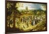 A Wedding Procession-Pieter Bruegel the Elder-Framed Giclee Print