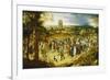 A Wedding Procession-Pieter Bruegel the Elder-Framed Giclee Print