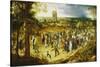 A Wedding Procession-Pieter Bruegel the Elder-Stretched Canvas