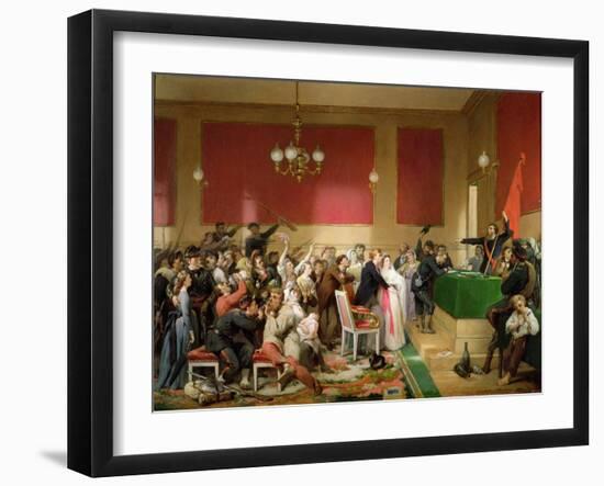 A Wedding under the Commune of Paris of 1871-Félix Paul Guerie-Framed Giclee Print