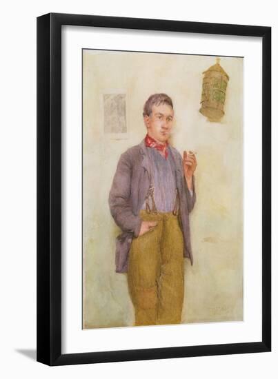 A Welcome Break-Frederick James McNamara Evans-Framed Giclee Print