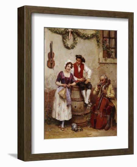 A Welcome Distraction-Emile Georges Weiss-Framed Giclee Print